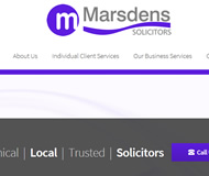 Marsdens Solicitors screenshot