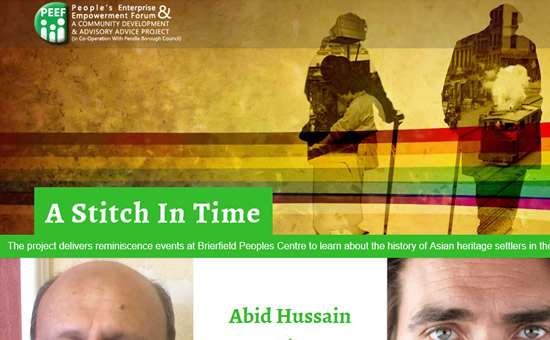 A Stitch in Time web screenshot